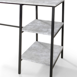 Julian Bowen Staten Concrete Desk - Size: 45 x 104 x 72cm - Black - Wilko - thumbnail 6