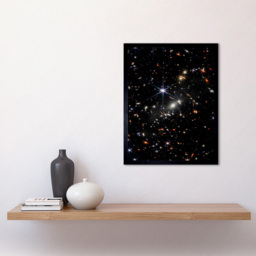 Artery8 NASA James Space Telescope Deep Field Stars Galaxies Image Framed Wall Art Print 30 x 41cm - Size: 43.3 x 33.3 x 1.5cm - Black - Wilko - thumbnail 3
