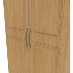 Crowndale Dorset 2 Door Modern Oak Wardrobe Ready Assembled - Wood - Wilko - thumbnail 6