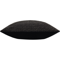 Yard Tryfan Textured Black Cotton Polyester Filled Cushion - Wilko - thumbnail 4