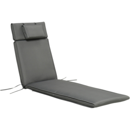 Outsunny Grey Sun Lounger Cushion Replacement with Pillow 196 x 53cm - Size: 53 x 198cm - Wilko - thumbnail 1
