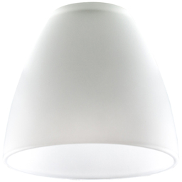 ValueLights White Glass Dome Shaped Lamp Shade 3 Pack - Size: 9.5 x 11 x 11cm - Wilko - thumbnail 3