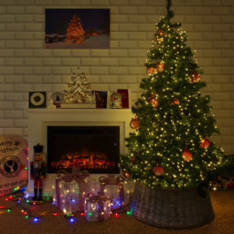 The Christmas Workshop 720 Warm White LED Cluster String Light - Wilko - thumbnail 6