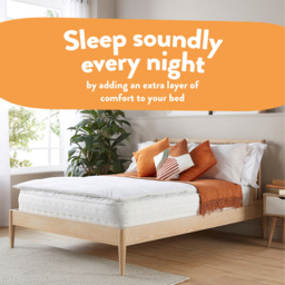 Slumberdown King Sleep Soundly Climate Control Mattress Topper - White - Wilko - thumbnail 4