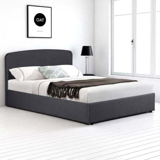 OAT Home Delamere King Size Charcoal Grey Ottoman Bed - Wilko - image 1