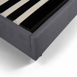 OAT Home Delamere King Size Charcoal Grey Ottoman Bed - Wilko - thumbnail 7