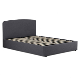 OAT Home Delamere King Size Charcoal Grey Ottoman Bed - Wilko - thumbnail 3