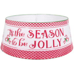 Tis The Season Metal Tree SkirtPink - Wilko - thumbnail 1