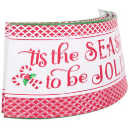 Tis The Season Metal Tree SkirtPink - Wilko - thumbnail 4