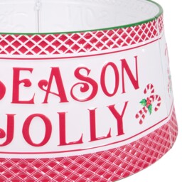 Tis The Season Metal Tree SkirtPink - Wilko - thumbnail 5