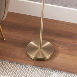 Pacific Lifestyle Aaron Antique Brass Metal Floor Lamp - Gold - Wilko - thumbnail 6
