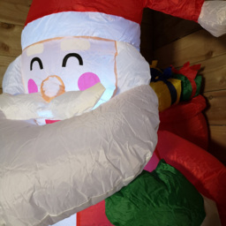 Samuel Alexander Santa Claus With Gifts Light Up Inflatable Christmas Decoration 6.2ft - Size: 180 x 90 x 90cm - Red - Wilko - thumbnail 5