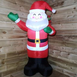 Samuel Alexander Santa Claus With Gifts Light Up Inflatable Christmas Decoration 6.2ft - Size: 180 x 90 x 90cm - Red - Wilko - thumbnail 7