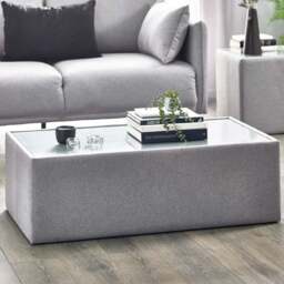 Julian Bowen Rohe Coffee Table - Size: 60 x 110 x 35cm - Clear - Wilko - thumbnail 1