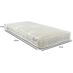 Extreme Comfort Stress Free Essentials Shorty Hybrid Memory Foam Pinna Coil Mattress - White - eXtreme comfort ltd - Wilko - thumbnail 6