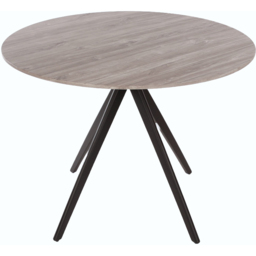 Core Products Aspen 4 Seater Round Dining Table Grey Oak Effect - Size: 100 x 100 x 75cm - Wilko - thumbnail 5