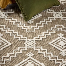 Origins Atlas Diamond Coffee Rug 160 x 230cm - Brown - Wilko - thumbnail 6