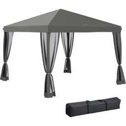 Outsunny 3 x 3m Grey Pop Up Garden Gazebo - Wilko - thumbnail 3