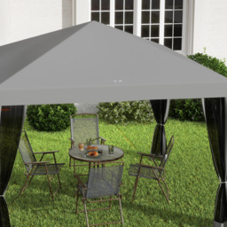 Outsunny 3 x 3m Grey Pop Up Garden Gazebo - Wilko - thumbnail 4