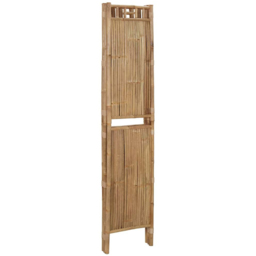 vidaXL Bamboo 3 Panel Room Divider 120 x 180cm - Size: 3 Panels - Brown - Wilko - thumbnail 6