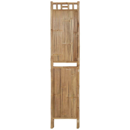 vidaXL Bamboo 3 Panel Room Divider 120 x 180cm - Size: 3 Panels - Brown - Wilko - thumbnail 5