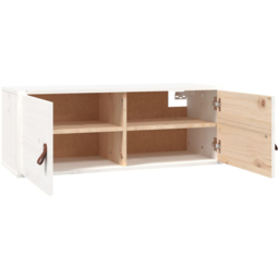 vidaXL 2 Door White Wall Cabinet 2 Pack - Size: 30 x 80 x 30cm - Wilko - thumbnail 6