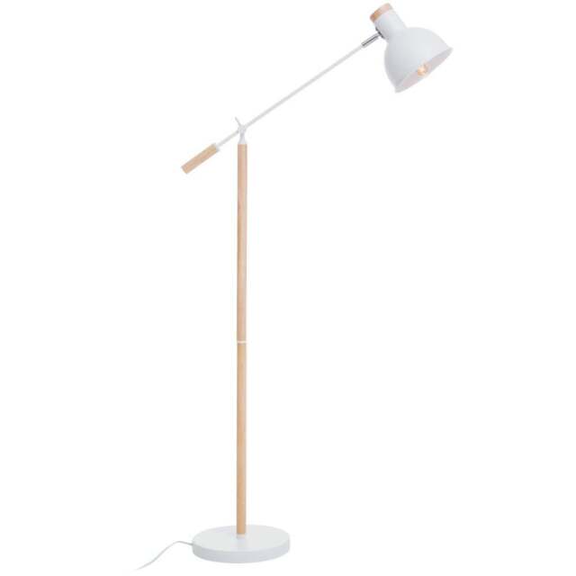Premier Housewares Matte White Floor Lamp - Size: 70 x 25 x 145cm - Wilko - image 1