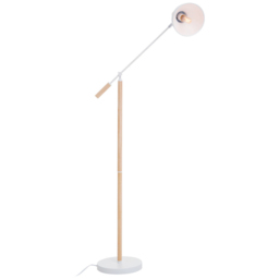 Premier Housewares Matte White Floor Lamp - Size: 70 x 25 x 145cm - Wilko - thumbnail 4