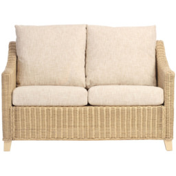 Desser Furniture Dijon 2 Seater Cotton Cream Sofa - Wilko - thumbnail 4
