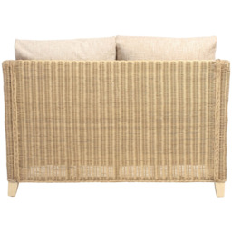 Desser Furniture Dijon 2 Seater Cotton Cream Sofa - Wilko - thumbnail 6