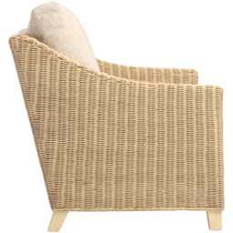 Desser Furniture Dijon 2 Seater Cotton Cream Sofa - Wilko - thumbnail 5