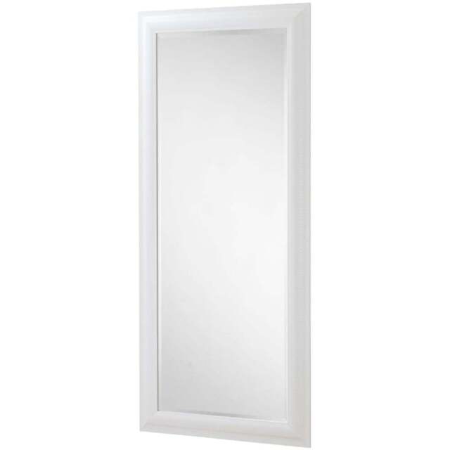 Yearn White Textured Wall Mirror 168 x 77cm - Wilko - image 1