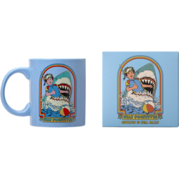 Steve Rhodes Stay Positive Citrus and Sea Salt Scented Candle with Blue Mug - Size: 12 x 11.5 x 11.5cm - Light Blue - Wilko - thumbnail 4