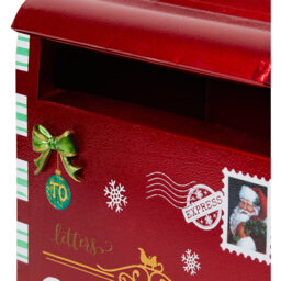 Traditional Santa Letter Box - Red - Wilko - thumbnail 6