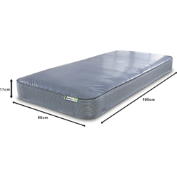 Starlight Beds Deep Single Waterproof Spring Mattress - Blue - Wilko - thumbnail 7