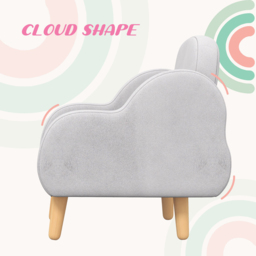 Tommy Toys Grey Cloud Shaped Kids Armchair - Wilko - thumbnail 6