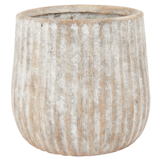 Nori Planter - Brown - Size: 19 x 17.5 x 19 cm - Wilko - image 1