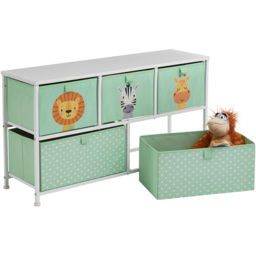 Liberty House Toys 5 Drawer Jungle Kids Storage Chest - Size: 55 x 100 x 300cm - Wilko - thumbnail 5