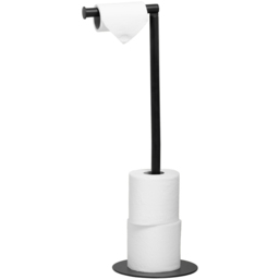 Addis Knockdown Black Toilet Roll Holder - Size: 30 x 19 x 3.5cm - Wilko - thumbnail 3