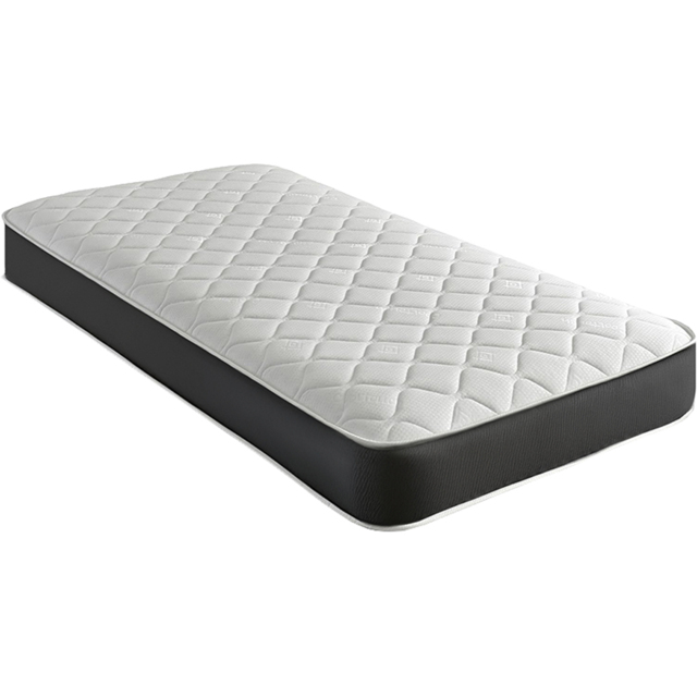 Starlight Beds Eclipse Small Single Memory Foam and Open Coil Spring Hybrid Mattress - Black - Wilko - image 1