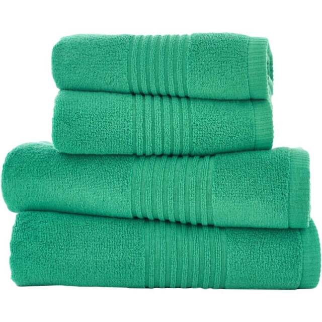 Deyongs Quik Dri Emerald Bath Sheet - Size: 85 x 145cm - Green - Wilko - image 1