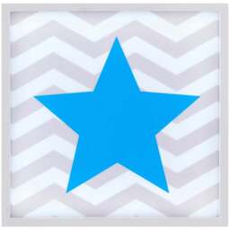 Premier Housewares Blue Star LED Light Box - Size: 23 x 11 x 23cm - Wilko