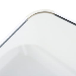 Living and Home White Frame Full Length Door Mirror 37 x 147cm - Size: 147 x 37cm - Wilko - thumbnail 6