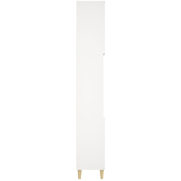 vidaXL 2 Door White Wooden Bathroom Cabinet - Size: 190 x 30 x 30cm - Wilko - thumbnail 7