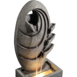 Teamson Home Grey Modern Oval Outdoor Fountain - Size: 79.5 x 24.99 x 40.01cm - Wilko - thumbnail 5