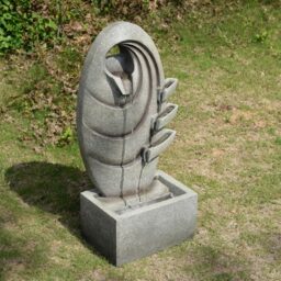 Teamson Home Grey Modern Oval Outdoor Fountain - Size: 79.5 x 24.99 x 40.01cm - Wilko - thumbnail 4