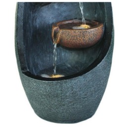 Bermuda Santiago Water Feature - Size: 26 x 26 x 48cm - Multi - Bermuda Water Gardens - Wilko - thumbnail 4