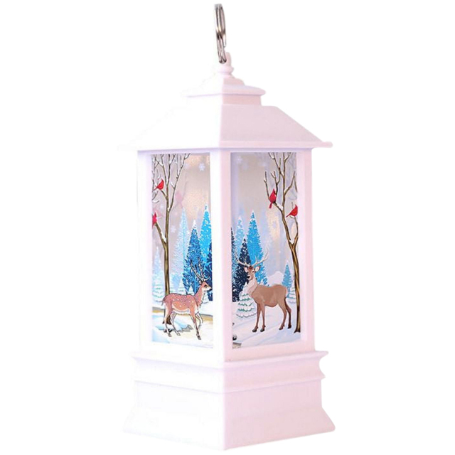 Jaoyeh White Snowman Outdoor Christmas Decoration Light - Size: 8 x 7 x 13cm - Wilko - image 1