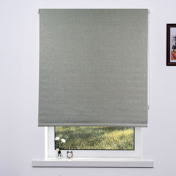 Textured Blackout Blind - Soft Grey/90cm - Wilko - thumbnail 1