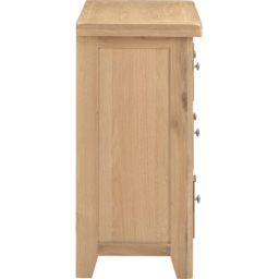 Seconique Windsor 3 Drawer Natural Oak Storage Chest - Wilko - thumbnail 6
